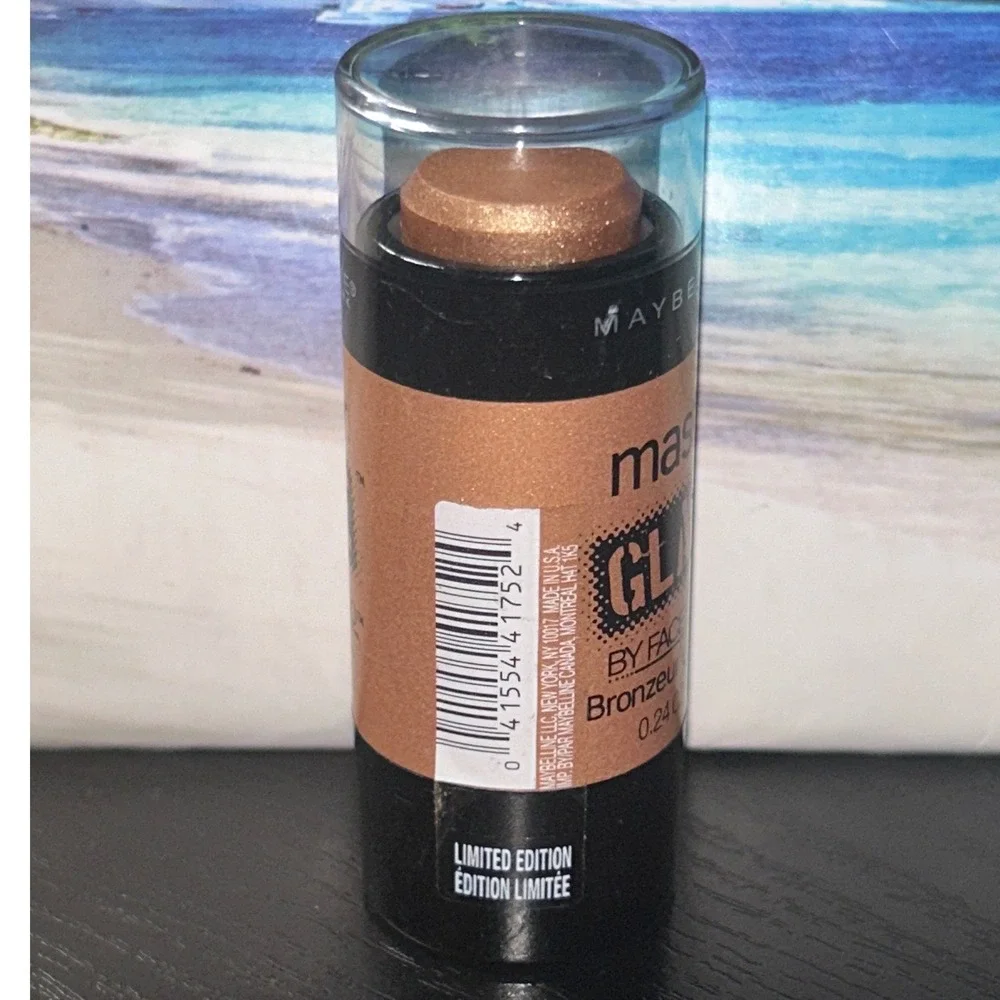Maybelline FaceStudio Master Glaze Bronzer Stick Glistening Amber 230 Limited Ed